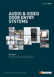 Catalogue video door entry system