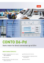 Catalogue Static meter Conto D6-Pd