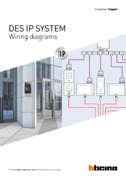 Wiring diagrams video door entry IP system