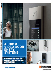 Catalogue Video Door Entry System